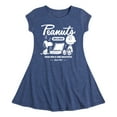 thumbnail image 1 of Peanuts - Charlie Brown Records - Girls Fit And Flare Cap Sleeve Dress, 1 of 1