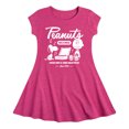 thumbnail image 1 of Peanuts - Charlie Brown Records - Girls Fit And Flare Cap Sleeve Dress, 1 of 1