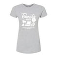thumbnail image 1 of Peanuts - Charlie Brown Records - Juniors Fitted Graphic T-Shirt, 1 of 6