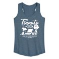 thumbnail image 1 of Peanuts - Charlie Brown Records - Women's Racerback Tank Top, 1 of 6