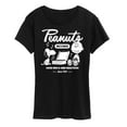 thumbnail image 1 of Peanuts - Snoopy Charlie Brown Records - Women's Short Sleeve Graphic T-Shirt, 1 of 6