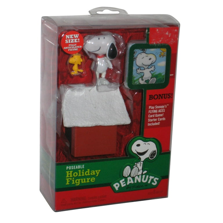 Peanuts Charlie Brown Snoopy Poseable Holiday Christmas