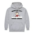 thumbnail image 1 of Peanuts - Charlie Brown Snow Again Good Grief - Men's Pullover Hoodie, 1 of 6