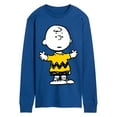 thumbnail image 1 of Peanuts - Charlie Brown Standing- Men's Long Sleeve Graphic T-Shirt, 1 of 5