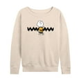 thumbnail image 1 of Peanuts - Charlie Brown - Women's French Terry Long Sleeve Shirt, 1 of 5