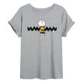 thumbnail image 1 of Peanuts - Charlie Brown - Women's Oversized Graphic T-Shirt, 1 of 5