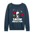 thumbnail image 1 of Peanuts - Charlie Brown Women's Winter Fleece Pullover Long Sleeve Shirts, 1 of 6