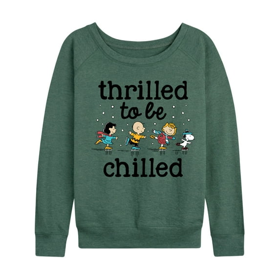 Peanuts - Charlie Brown Women's Winter Fleece Pullover Long Sleeve Shirts