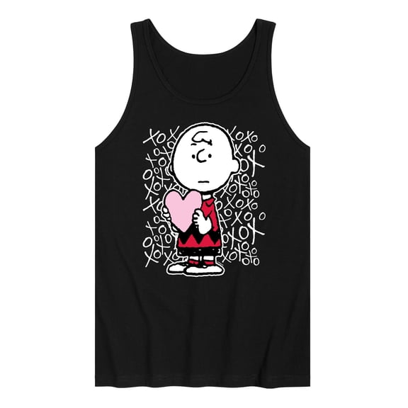 Peanuts - Charlie Brown Xoxo - Men's Jersey Tank Top