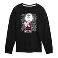 thumbnail image 1 of Peanuts - Charlie Brown Xoxo  - Toddler And Youth Long Sleeve Graphic T-Shirt, 1 of 6