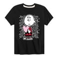 thumbnail image 1 of Peanuts - Charlie Brown Xoxo  - Toddler And Youth Short Sleeve Graphic T-Shirt, 1 of 6
