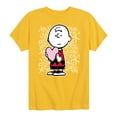 thumbnail image 1 of Peanuts - Charlie Brown Xoxo  - Toddler And Youth Short Sleeve Graphic T-Shirt, 1 of 6