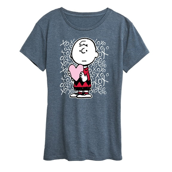 Peanuts - Charlie Brown Xoxo - Women's Short Sleeve Graphic T-Shirt
