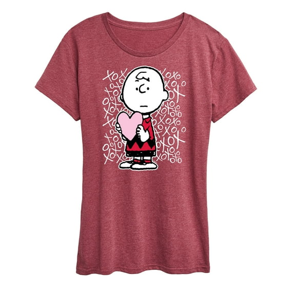 Peanuts - Charlie Brown Xoxo - Women's Short Sleeve Graphic T-Shirt