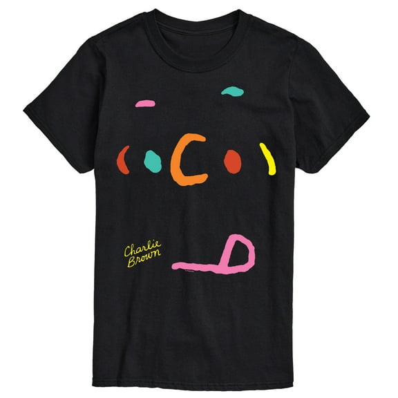 Peanuts - Charlie Face Color - Men's Short Sleeve Graphic T-Shirt