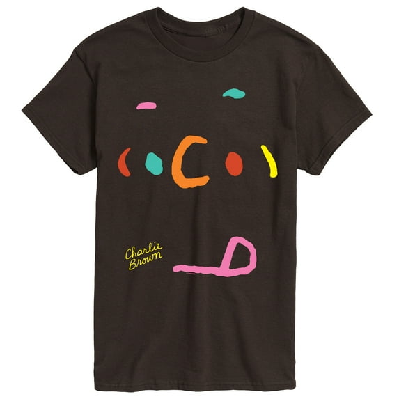 Peanuts - Charlie Face Color - Men's Short Sleeve Graphic T-Shirt