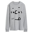 thumbnail image 1 of Peanuts - Charlie Face - Men's Long Sleeve Graphic T-Shirt, 1 of 5