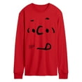 thumbnail image 1 of Peanuts - Charlie Face - Men's Long Sleeve Graphic T-Shirt, 1 of 4