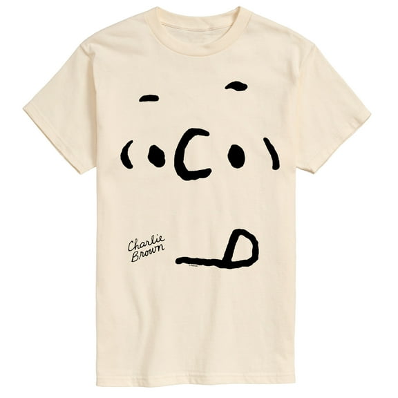 Peanuts - Charlie Face - Men's Short Sleeve Graphic T-Shirt
