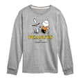 thumbnail image 1 of Peanuts - Charlie Snoopy Dancing  - Toddler & Youth Long Sleeve Graphic T-Shirt, 1 of 5