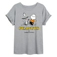 thumbnail image 1 of Peanuts - Charlie Snoopy Dancing  - Women's Oversized T-Shirt, 1 of 5