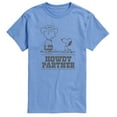thumbnail image 1 of Peanuts - Charlie Snoopy Howdy Partner - Men's Short Sleeve Graphic T-Shirt, 1 of 5