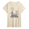 thumbnail image 1 of Peanuts - Charlie Snoopy Howdy Partner -Women's Short Sleeve Graphic T-Shirt, 1 of 5