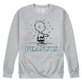 thumbnail image 1 of Peanuts - Charlie Snow  - Men's Crew Neck Fleece Pullover, 1 of 6