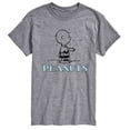 thumbnail image 1 of Peanuts - Charlie Snow  - Men's Short Sleeve Graphic T-Shirt, 1 of 6