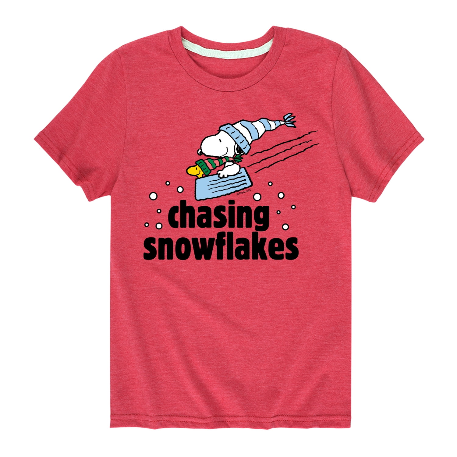 Peanuts - Snoopy & Woodstock Chasing Snowflakes Christmas - Toddler And ...