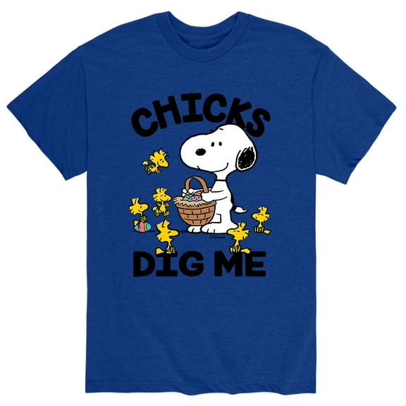 Peanuts - Chicks Dig Me - Men's Short Sleeve Graphic T-Shirt