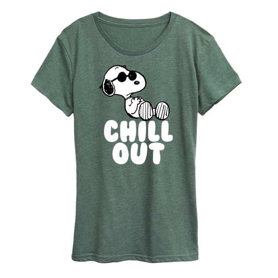 Peanuts - Chill Out - Women's Short Sleeve Graphic T-Shirt