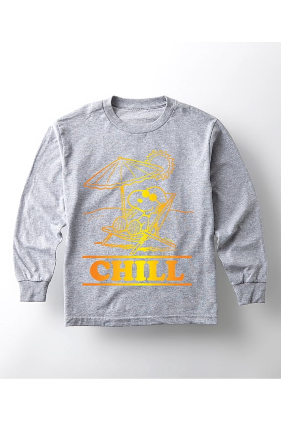 - Chill Snoopy - Toddler And Youth Long Sleeve Graphic T-Shirt