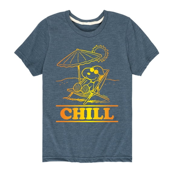 Peanuts - Chill Snoopy - Toddler And Youth Short Sleeve Graphic T-Shirt