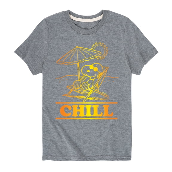 Peanuts - Chill Snoopy - Toddler And Youth Short Sleeve Graphic T-Shirt