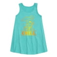 thumbnail image 1 of Peanuts - Chill Snoopy - Toddler and Youth Girls A-line Dress, 1 of 5