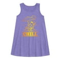 thumbnail image 1 of Peanuts - Chill Snoopy - Toddler and Youth Girls A-line Dress, 1 of 5