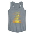 thumbnail image 1 of Peanuts - Chill - Women's Racerback Tank Top, 1 of 6