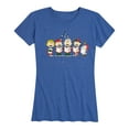 thumbnail image 1 of Peanuts - Christmas Caroling - Women's Short Sleeve Graphic T-Shirt, 1 of 6