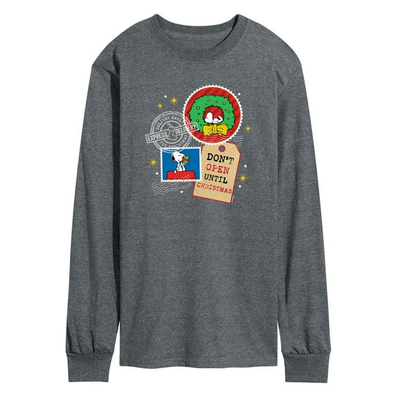 Peanuts - Christmas - Don't Open Until Christmas - Men's Long Sleeve T-Shirt
