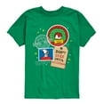 thumbnail image 1 of Peanuts - Christmas - Express Delivery: Don't Open Until Xmas - Toddler & Youth Short Sleeve T-Shirt, 1 of 5