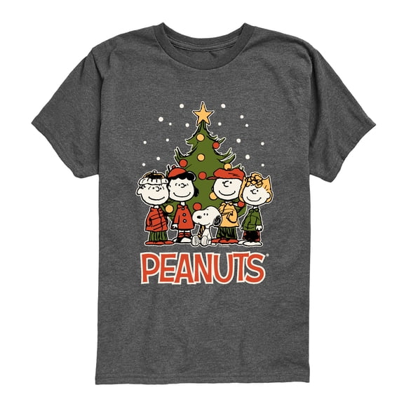 Peanuts - Christmas Group Boys' Short Sleeve Graphic T-Shirt