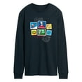 thumbnail image 1 of Peanuts - Christmas - Ho Ho Ho Holiday Stamps - Men's Long Sleeve T-Shirt, 1 of 5