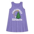thumbnail image 1 of Peanuts - Christmas Is My Favorite  - Toddler and Youth Girls A-line Dress, 1 of 5