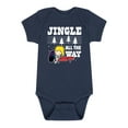 thumbnail image 1 of Peanuts - Christmas - Jingle All the Way On The Piano - Infant Baby One Piece, 1 of 5