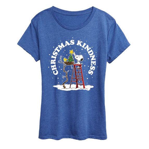 Peanuts - Christmas Kindness - Women's Short Sleeve Graphic T-Shirt