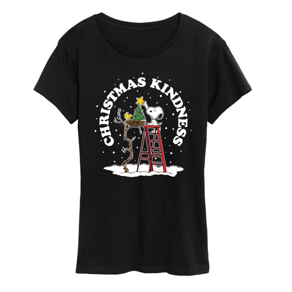 Peanuts - Christmas Kindness - Women's Short Sleeve Graphic T-Shirt