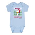 thumbnail image 1 of Peanuts - Christmas - Merry Christmas Hugs - Infant Baby One Piece, 1 of 5