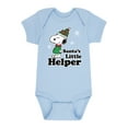 thumbnail image 1 of Peanuts - Christmas - Santa's Little Helper - Infant Baby One Piece, 1 of 5