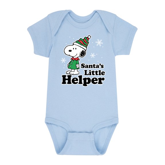 Peanuts - Christmas - Santa's Little Helper - Infant Baby One Piece